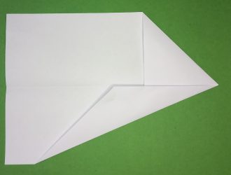 how to make a paper airplane step by step